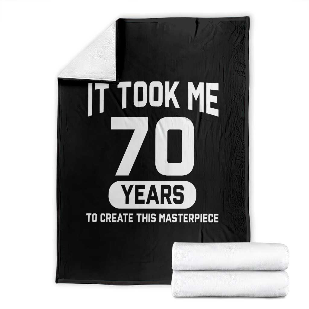 70th Birthday Throw Blanket To Create This Masterpiece 70 Year Old Gift