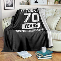 70th Birthday Throw Blanket To Create This Masterpiece 70 Year Old Gift