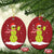 Pickleball Christmas Ornament Santa Hat Snowman Xmas - Wonder Print Shop