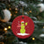 Pickleball Christmas Ornament Santa Hat Snowman Xmas - Wonder Print Shop