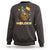 St Patricks Day Bitcoin Astronaut Sweatshirt Lucky Shamrock Leprechaun BTC Crypto To The Moon