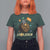 St Patricks Day Bitcoin Astronaut T Shirt For Women Lucky Shamrock Leprechaun BTC Crypto To The Moon