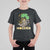 St Patricks Day Bitcoin Astronaut T Shirt For Kid Lucky Shamrock Leprechaun BTC Crypto Holder