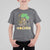 St Patricks Day Bitcoin Astronaut T Shirt For Kid Lucky Shamrock Leprechaun BTC Crypto Holder