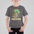 St Patricks Day Bitcoin Astronaut T Shirt For Kid Lucky Shamrock Leprechaun BTC Crypto Holder