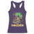 St Patricks Day Bitcoin Astronaut Racerback Tank Top Lucky Shamrock Leprechaun BTC Crypto Holder