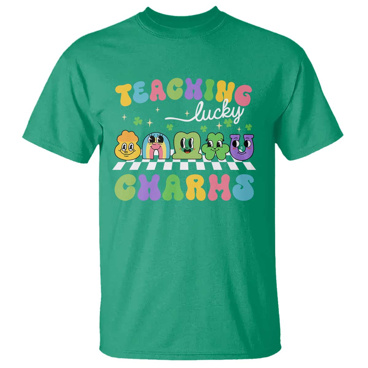 St Patricks Day Lucky Teacher T Shirt Teaching Lucky Charm Teachers