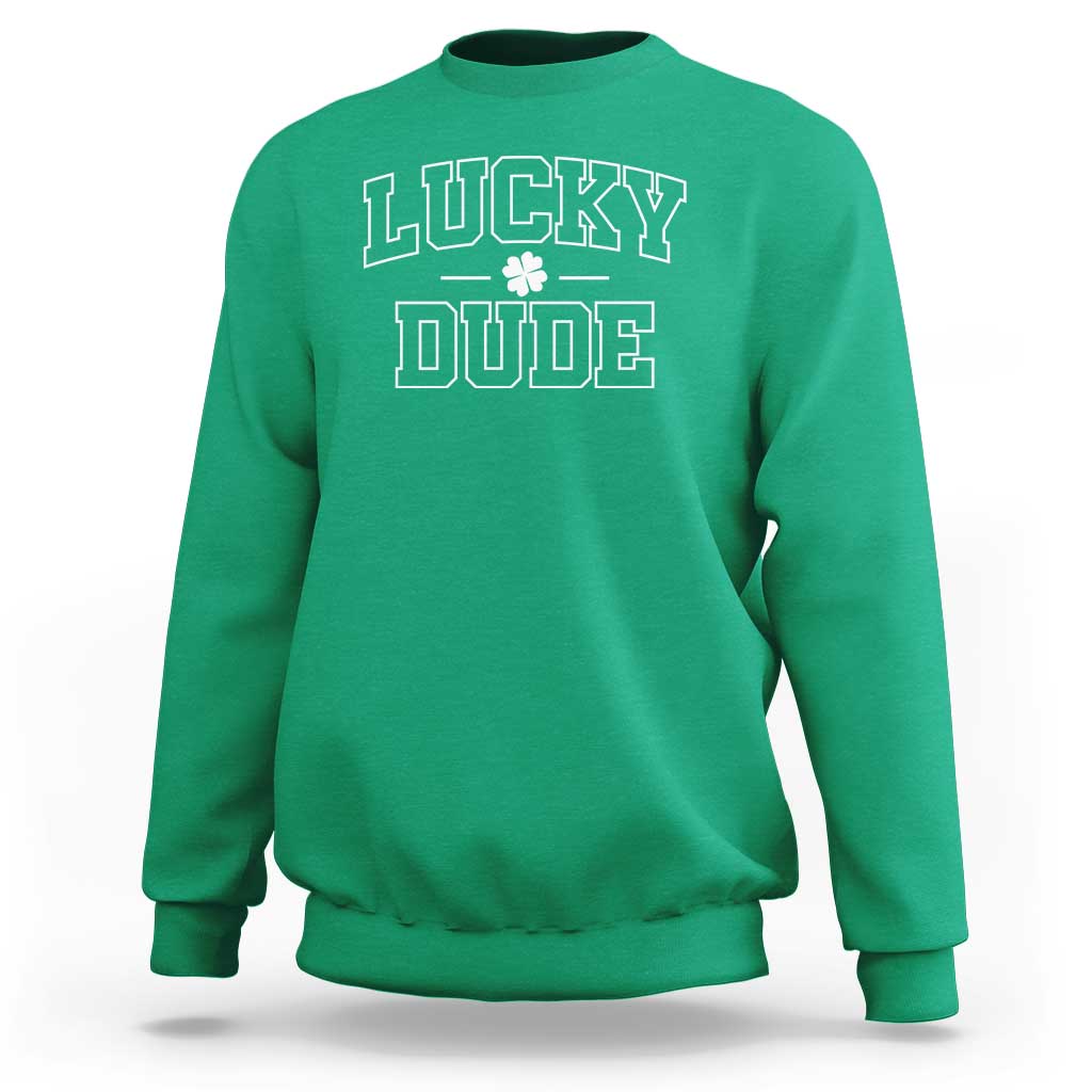 Kids St. Patrick's Day Sweatshirt Lucky Dude