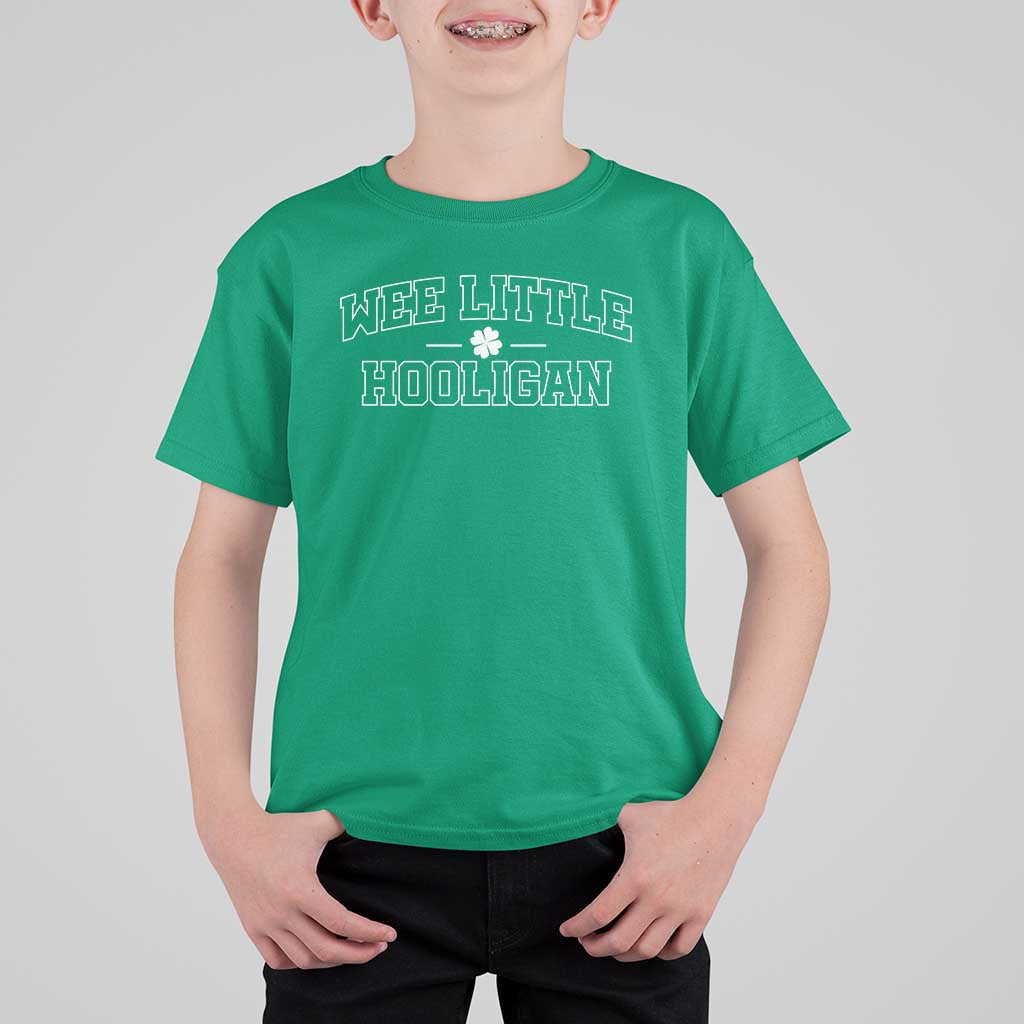 St Patricks Day Wee Little Hooligan T Shirt For Kid