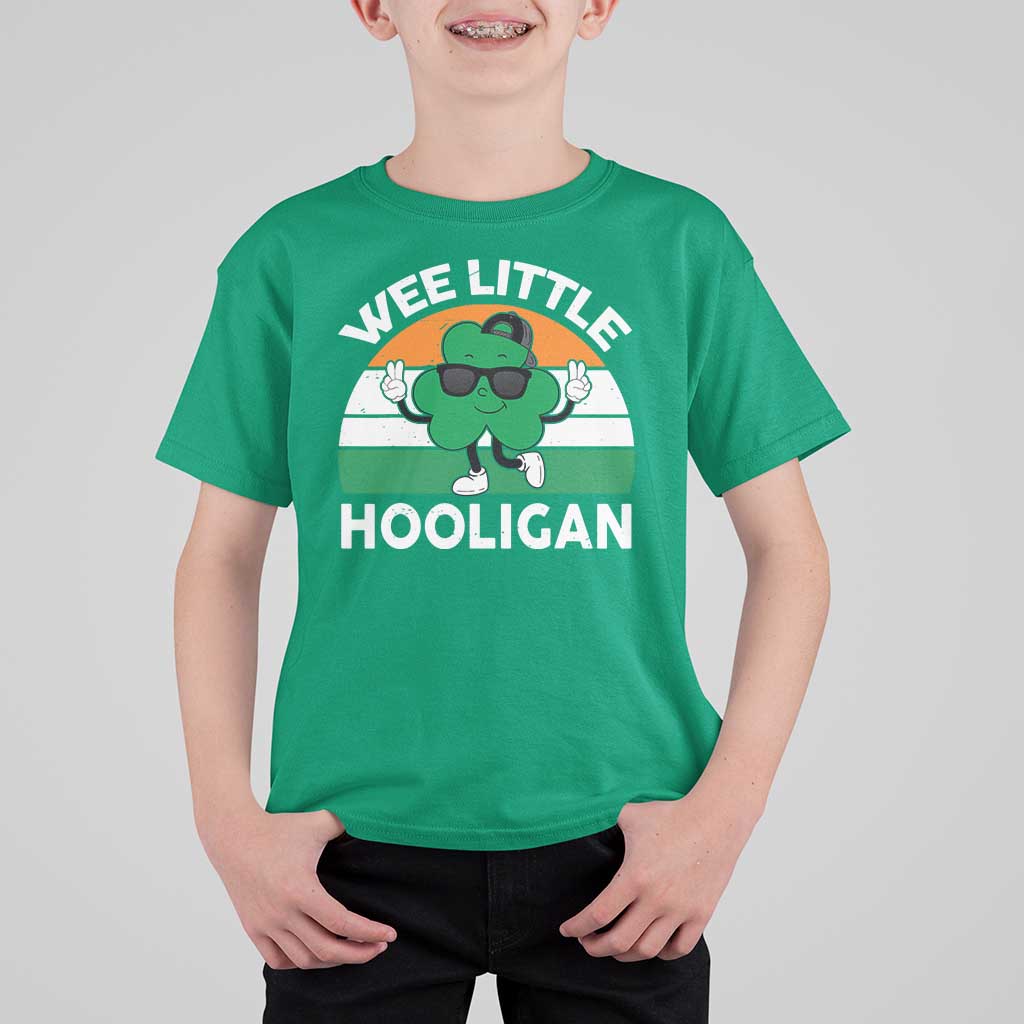 St Patricks Day Wee Little Hooligan T Shirt For Kid Funny Men Boy Kids Irish Kids