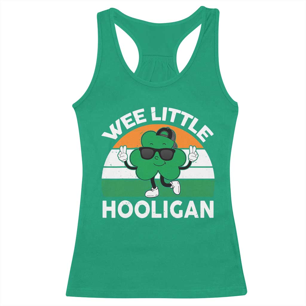 St Patricks Day Wee Little Hooligan Racerback Tank Top Funny Men Boy Kids Irish Kids