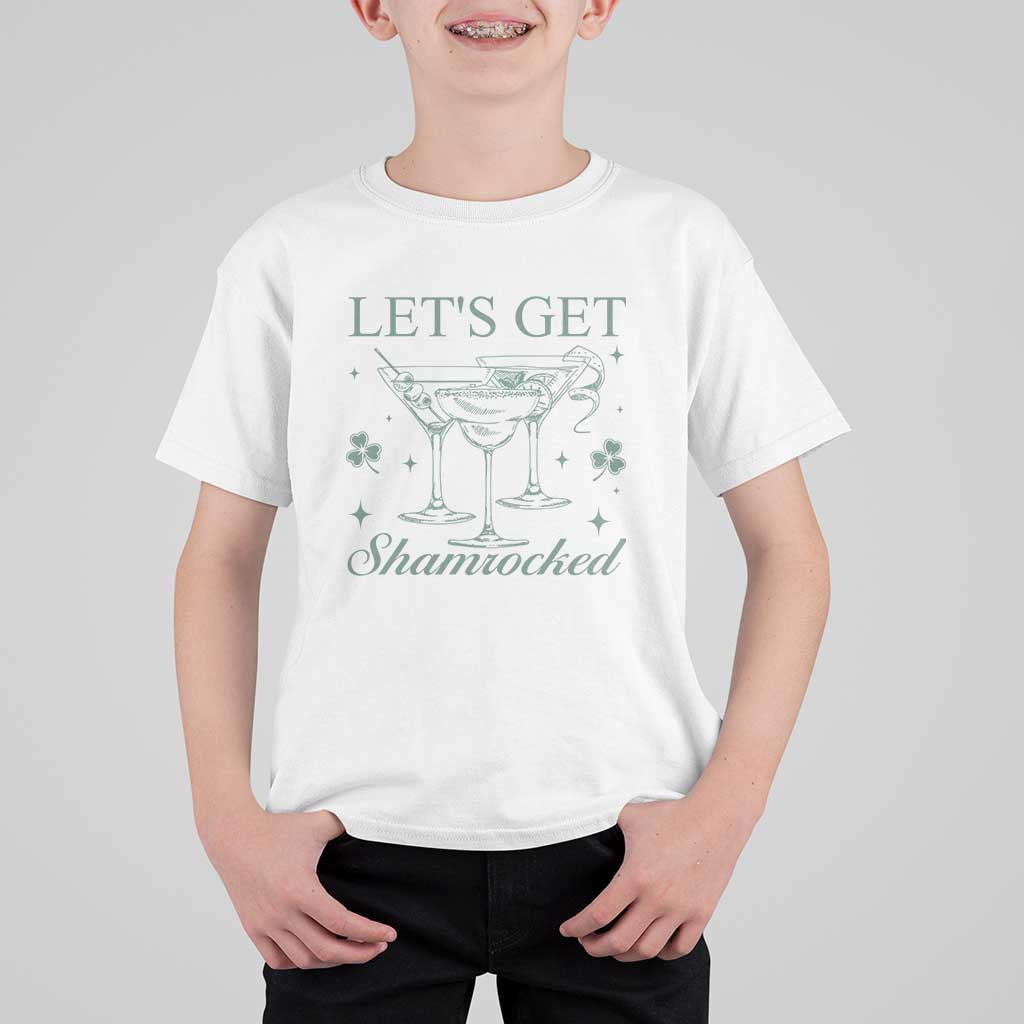 Lets Get Shamrocked St Patricks Day T Shirt For Kid