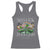 Vintage Christian Racerback Tank Top Retro No Luck Just God Funny St Patricks Day