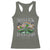 Vintage Christian Racerback Tank Top Retro No Luck Just God Funny St Patricks Day