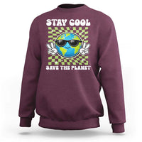 Groovy Earth Day Save The Planet Sweatshirt