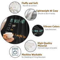 40th Birthday Throw Blanket Funny Is You 40 Gift Idea 40 Year Old