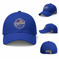 Retired 2026 Baseball Cap Funny Retirement US Flag Retired Not My Problems Anymore