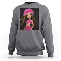 Funny Disgusting Doll Face Meme Sweatshirt Expression Hilarious Sarcastic