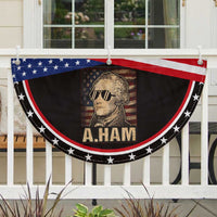 Alexander Hamilton Patriotic Fan Flag Vintage American Flag