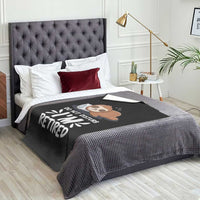 Funny Retirement Gifts Throw Blanket Do Not Disturb Im Retired Sloth