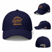 Official Retired 2026 Baseball Cap Not My Problem Anymore Retro Vintage Retiring