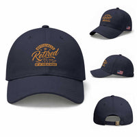 Official Retired 2026 Baseball Cap Not My Problem Anymore Retro Vintage Retiring