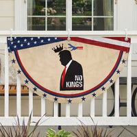 No Kings Patriotic Fan Flag Funny Resist Meme