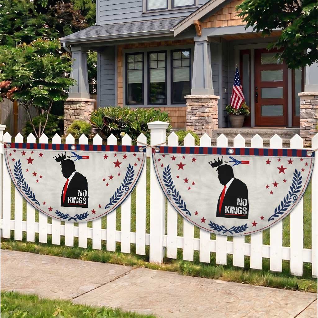 No Kings Patriotic Fan Flag Funny Resist Meme