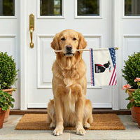 No Kings Patriotic Handheld Flag Funny Resist Meme