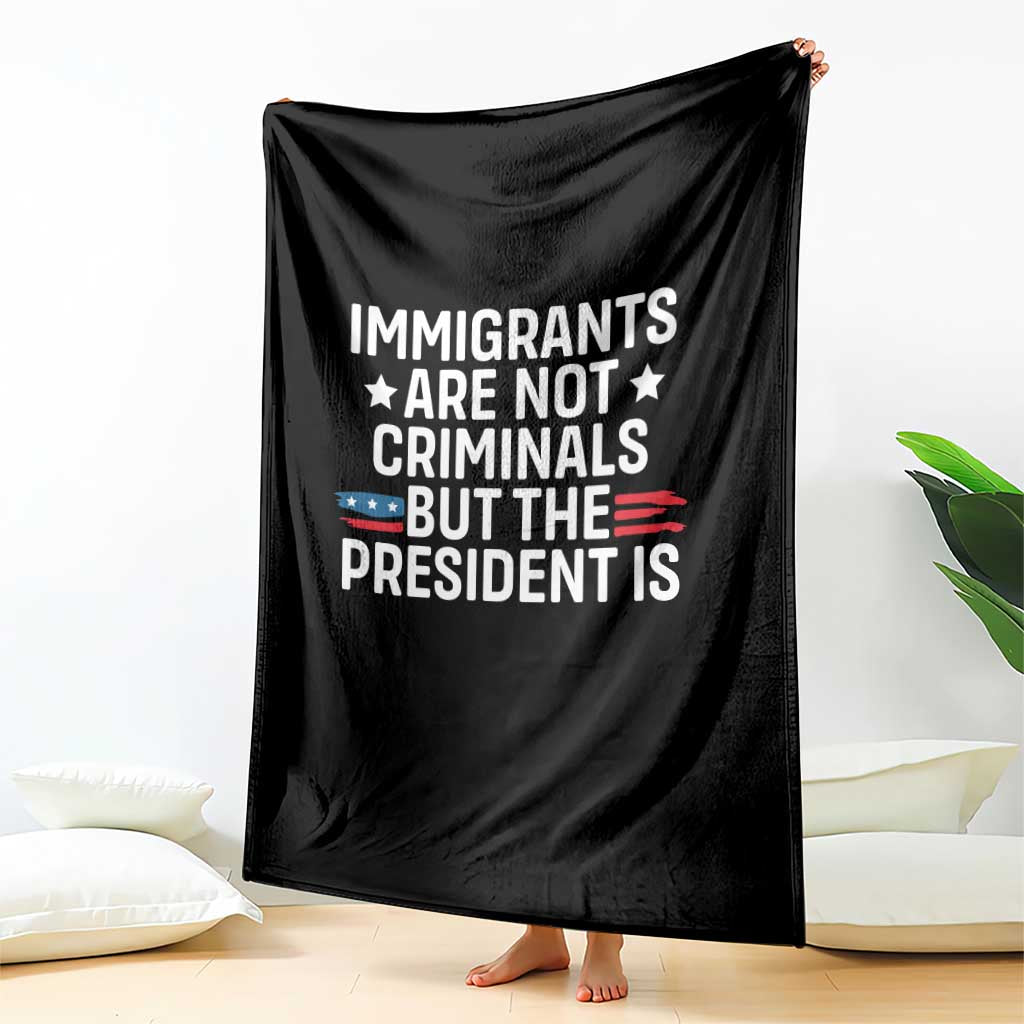 Pro Immigration Throw Blanket Social Justice Anti Racism - Wonder Print Shop