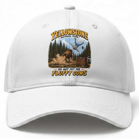 Yellowstone National Park Do Not Pet The Fluffy Cows Bison Baseball Cap