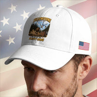 Yellowstone National Park Do Not Pet The Fluffy Cows Bison Baseball Cap