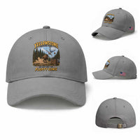 Yellowstone National Park Do Not Pet The Fluffy Cows Bison Baseball Cap