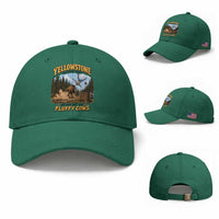 Yellowstone National Park Do Not Pet The Fluffy Cows Bison Baseball Cap