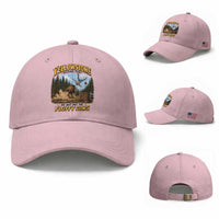 Yellowstone National Park Do Not Pet The Fluffy Cows Bison Baseball Cap