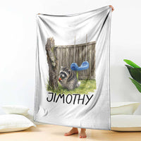Jimothy Raccoon Throw Blanket Cute Seattle Trash Panda Viral Meme