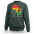 Martin Luther King Jr. Sweatshirt The Time Is Always Right To Do What Is Right MLK African Map