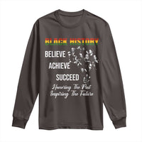 Honoring Past Inspiring Future Black History Month Long Sleeve Shirt