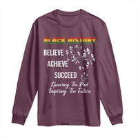 Honoring Past Inspiring Future Black History Month Long Sleeve Shirt