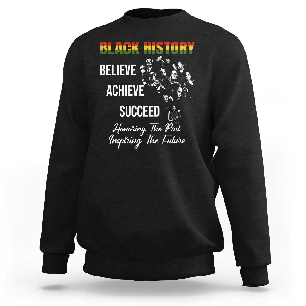 Honoring Past Inspiring Future Black History Month Sweatshirt