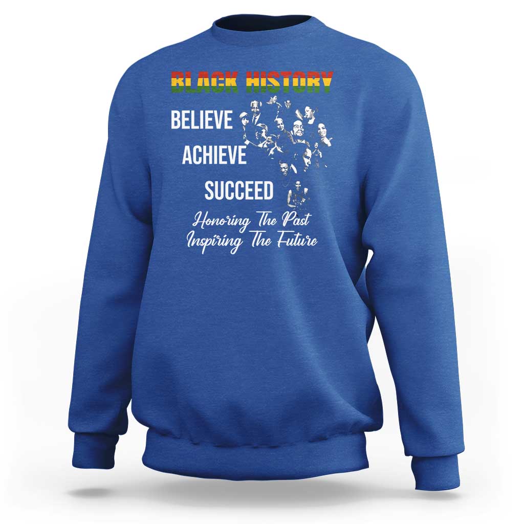 Honoring Past Inspiring Future Black History Month Sweatshirt