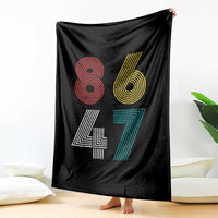 Retro 8647 Throw Blanket Classic Retro Vintage 80s Subtle FDT - Wonder Print Shop