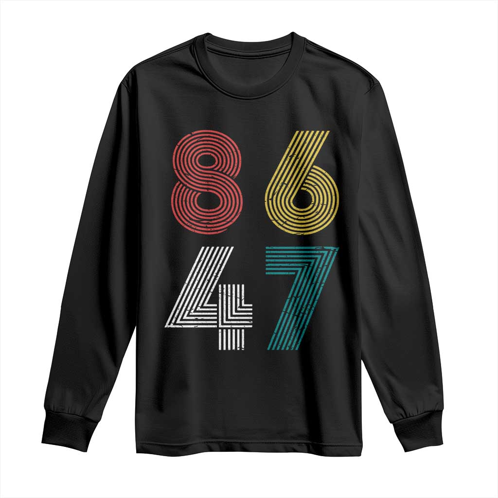 Retro 8647 Long Sleeve Shirt Classic Retro Vintage 80s Subtle FDT - Wonder Print Shop