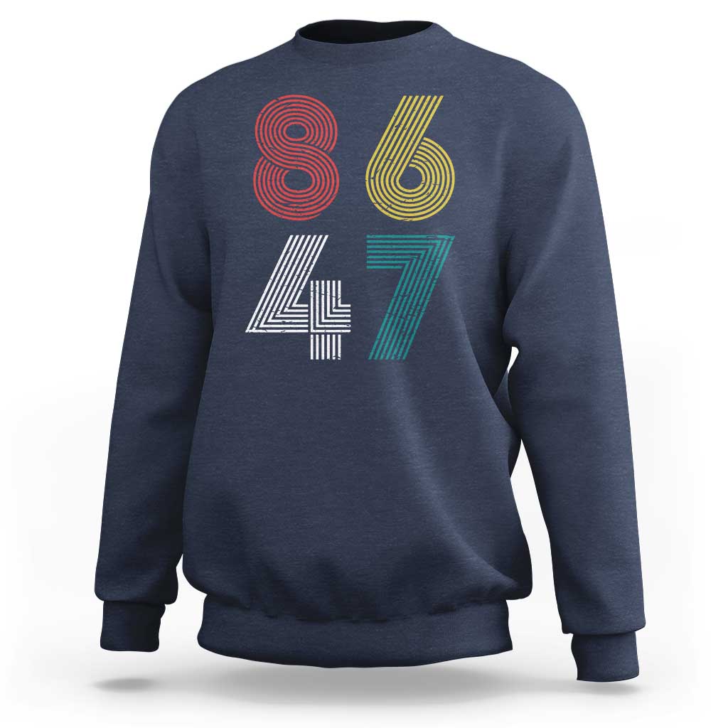 Retro 8647 Sweatshirt Classic Retro Vintage 80s Subtle FDT - Wonder Print Shop