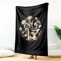 Retro 8647 Throw Blanket Subtle FDT Wild Flower Aesthetic - Wonder Print Shop