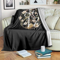 Retro 8647 Throw Blanket Subtle FDT Wild Flower Aesthetic - Wonder Print Shop