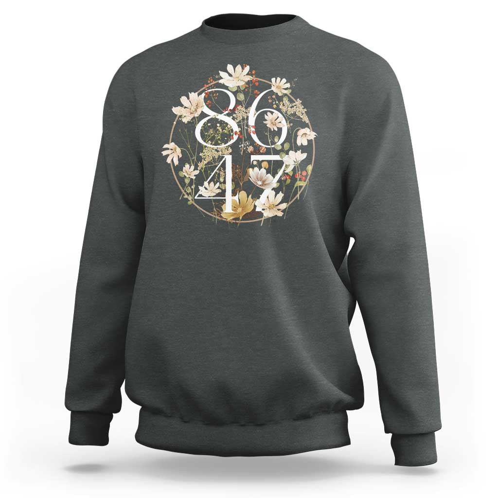 Retro 8647 Sweatshirt Subtle FDT Wild Flower Aesthetic - Wonder Print Shop