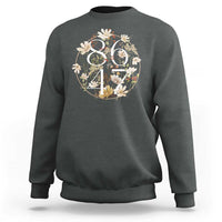 Retro 8647 Sweatshirt Subtle FDT Wild Flower Aesthetic - Wonder Print Shop