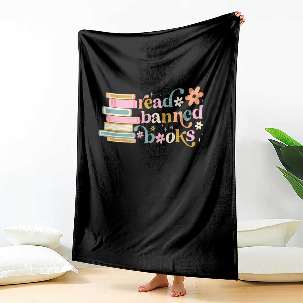 Vintage Read Banned Books Throw Blanket - Wonder Print Shop