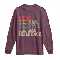 Retro Uncle Long Sleeve Shirt Best Funny Uncle Fathers Day